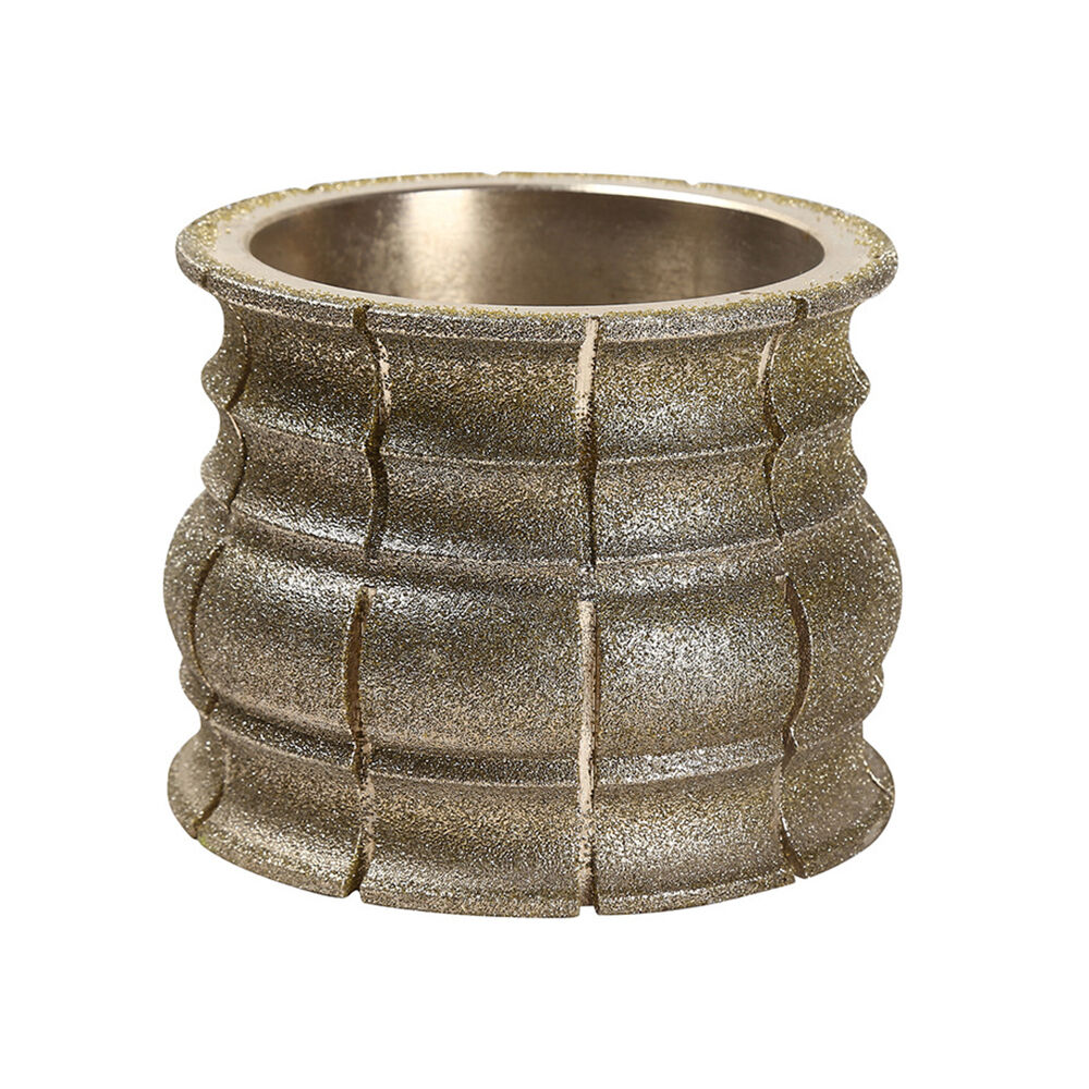 真空溶接グレインエッジプロファイルダイヤモンド研磨輪、中国真空溶接